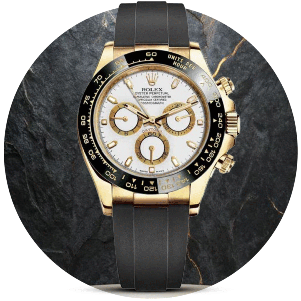 Daytona Chronograph Gold White