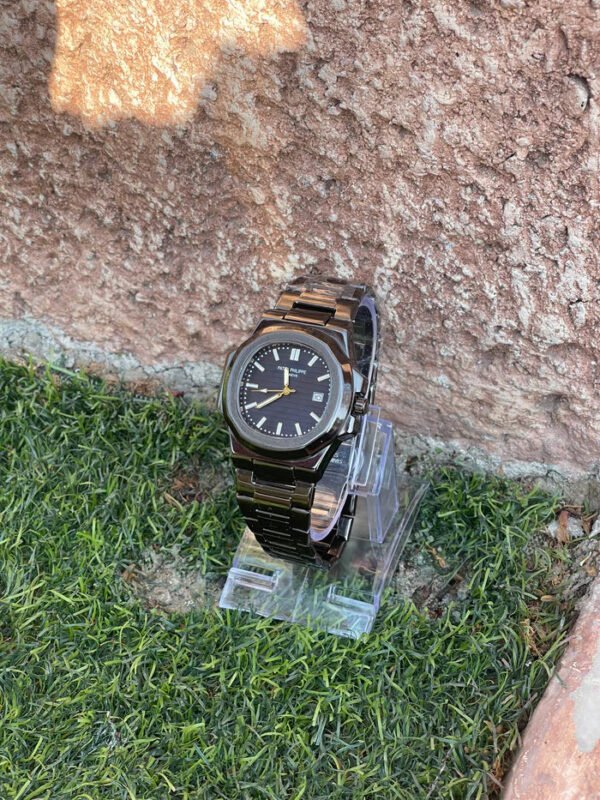 Patek Philipe Nautilus Black / Black Dial - Image 3