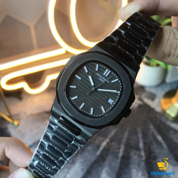 Patek Philipe Nautilus Black / Black Dial - Image 5