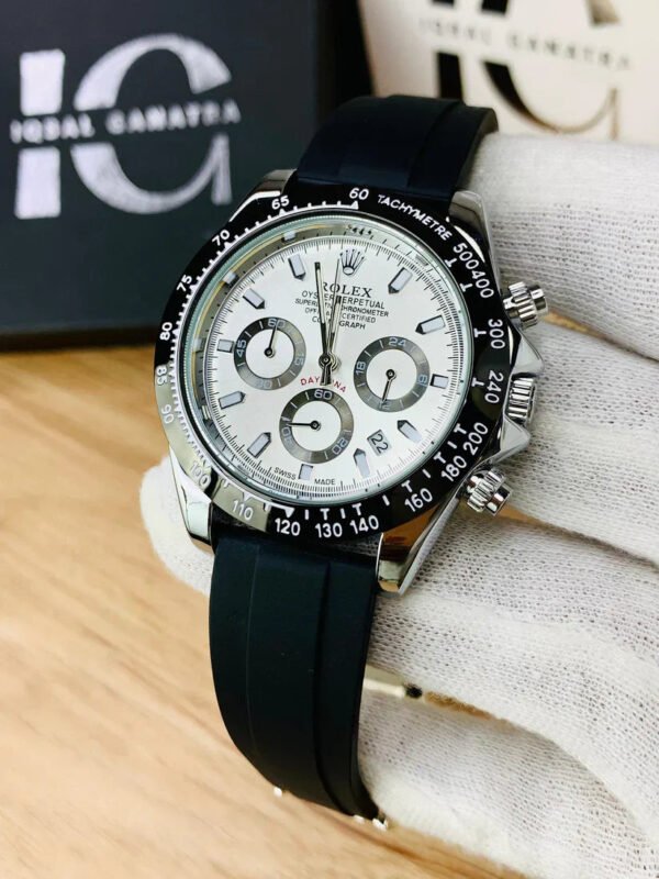 Daytona SilverNova Chronograph ( Rubber Strap ) - Image 4