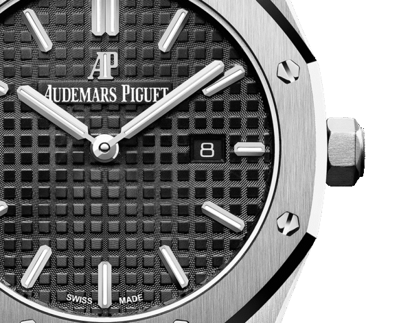 Silver Audemars Piguet With Black Dial - Image 3